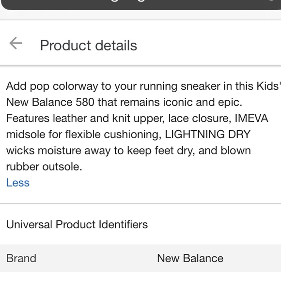 NEW BALANCE | 580 Deep Freeze Running Sneakers - Picture 6 of 7